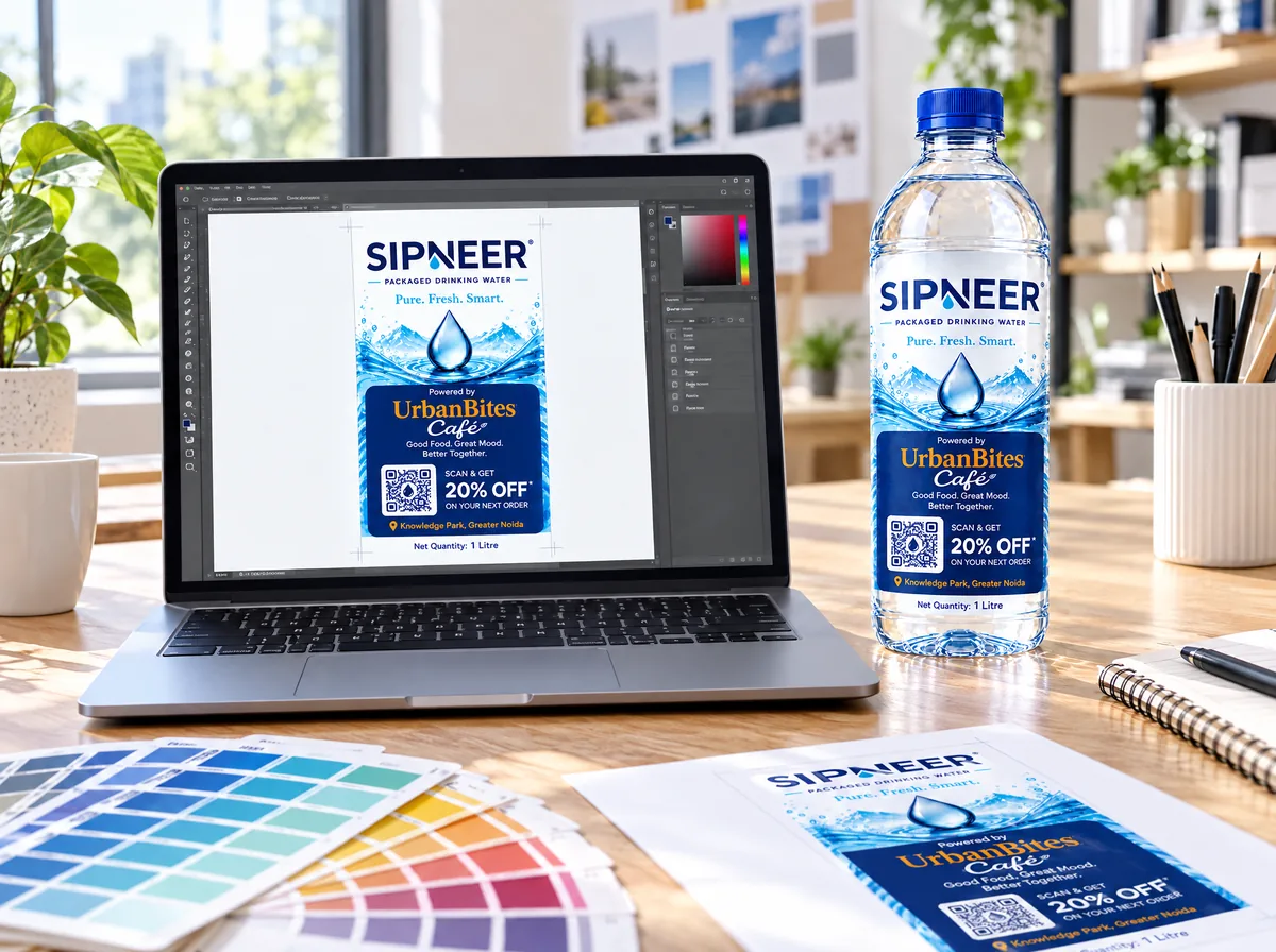 We design your bottle step