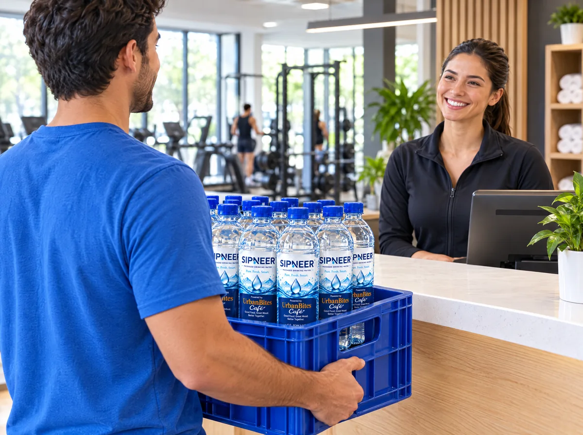 We print and place the bottles step